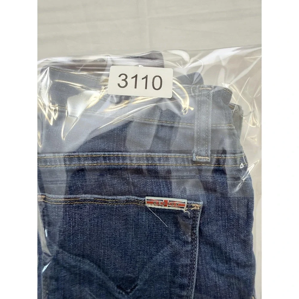 Hudson‎ Skinny Jeans Womens 25 Blue Med Wash Mid Rise Distressed 25x28.5 Denim